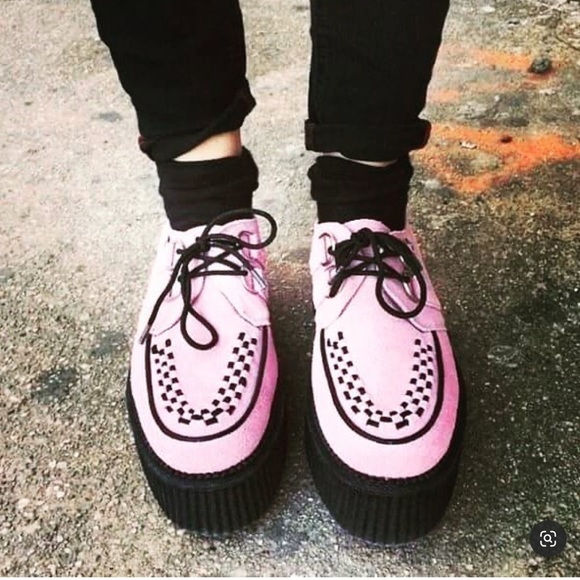 tuk Shoes Vintage Pink Patent Leather Tuk Platform Creepers Poshmark